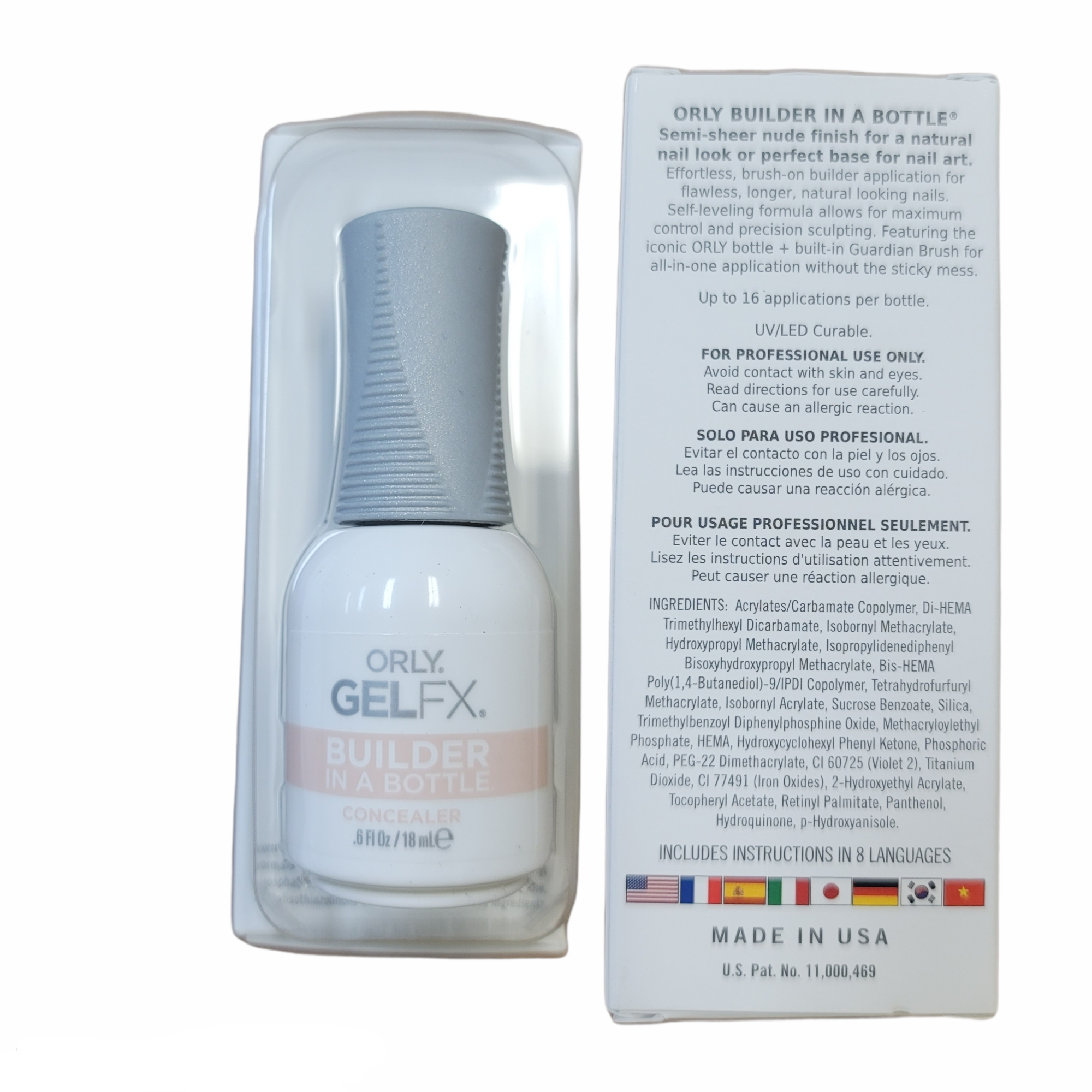 Gel Builder A Bottle Concealer .6 oz / 18 ml #3430003 – Zone Nail Supply