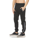 Mens Sweatpants with Zipper Pockets Mens Jogger Pants Reflective Sweats for Men