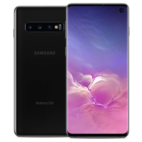 Samsung Galaxy S10 Dual SIM Smartphone (SM-G973F/DS, Unlocked) - Prism Black