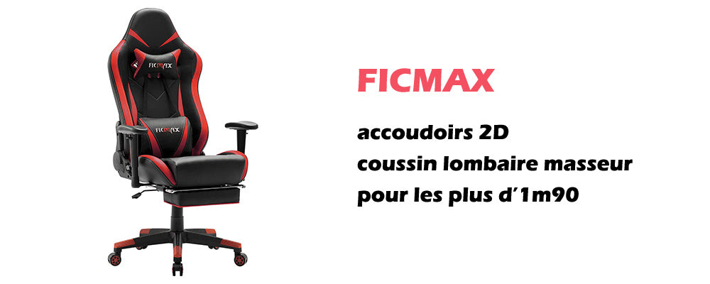 Le meilleur fauteuil gaming avec soutien lombaire adaptatif et