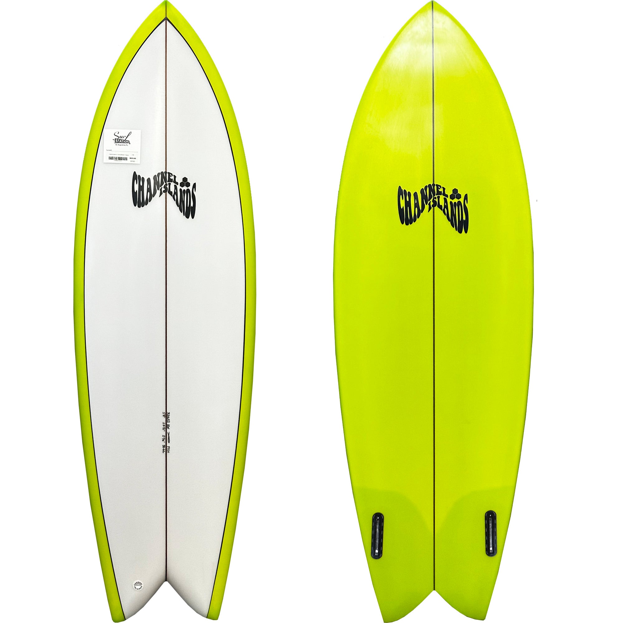 Channel Islands CI Twin Pin Surfboard - Futures - Surf Station Store