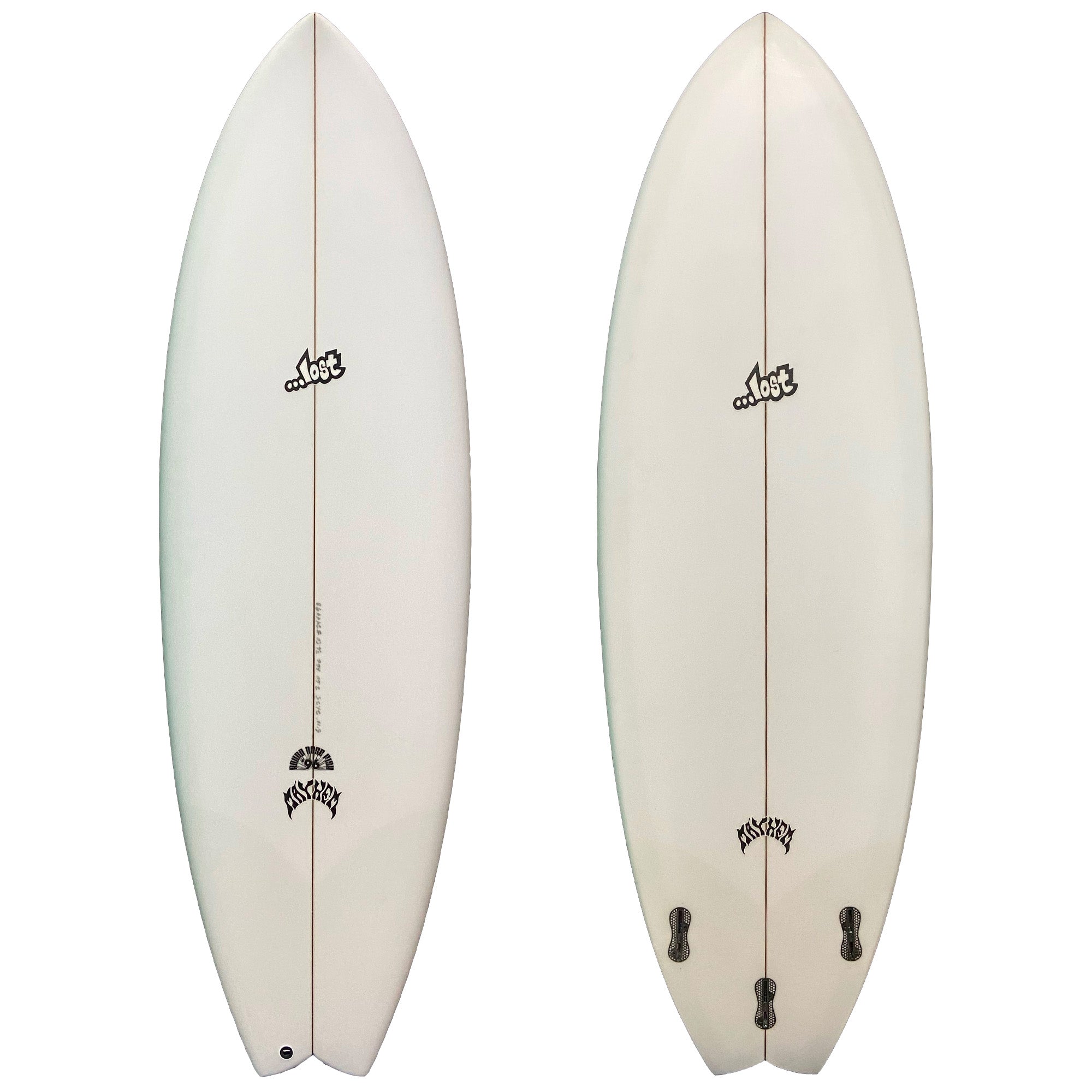 Lost Round Nose Fish '96 Wide Surfboard - FCS II