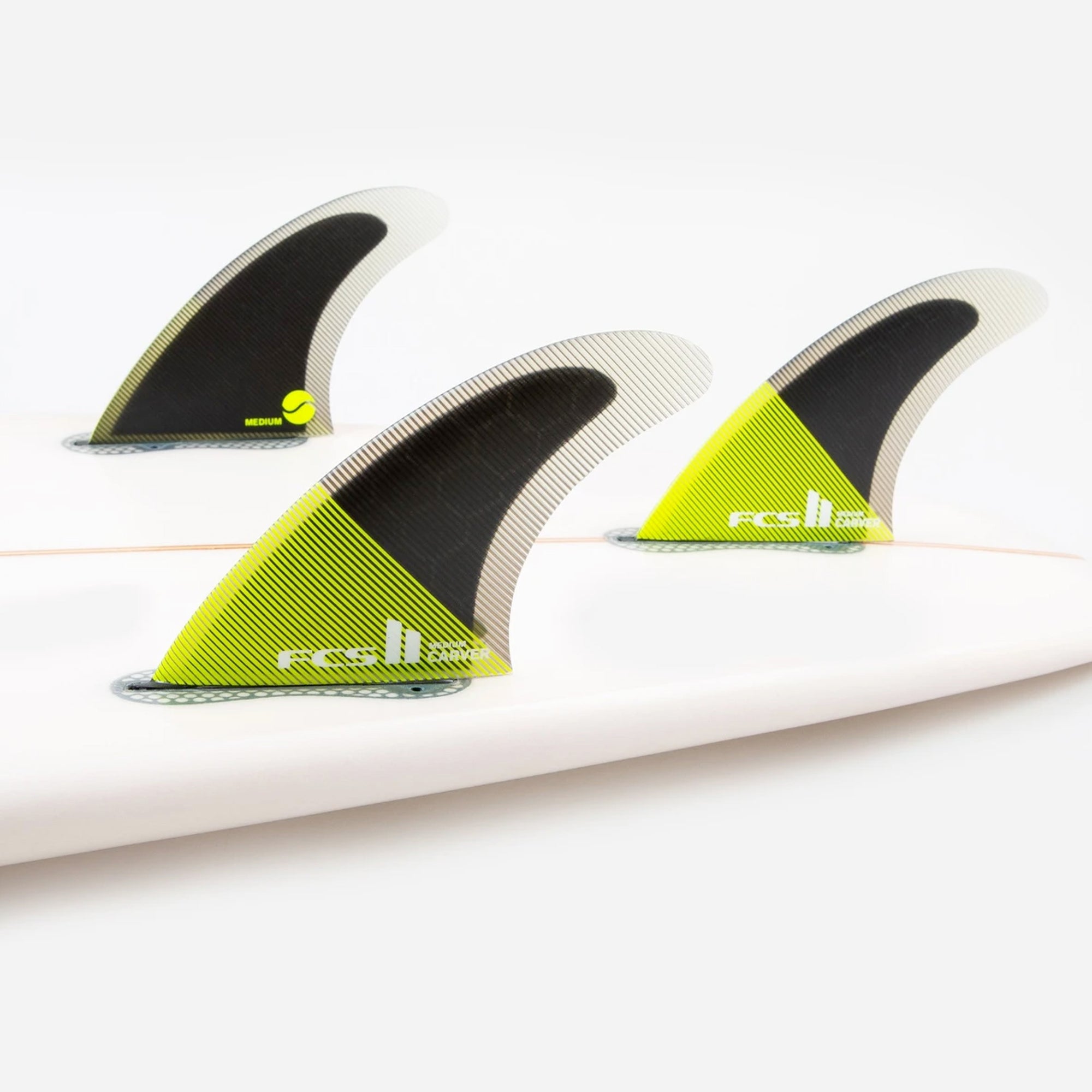 FCS II Carver PC Large Tri Surfboard Fins - Surf Station Store