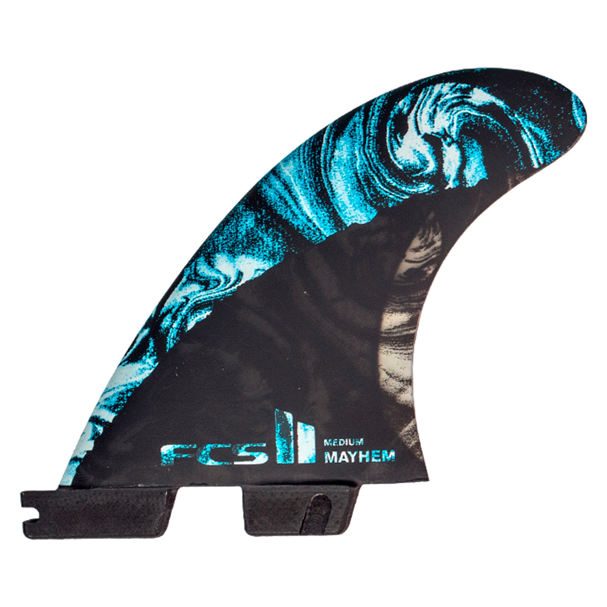 FCS II Lost MB PC Carbon Medium Five Surfboard Fins - Surf 