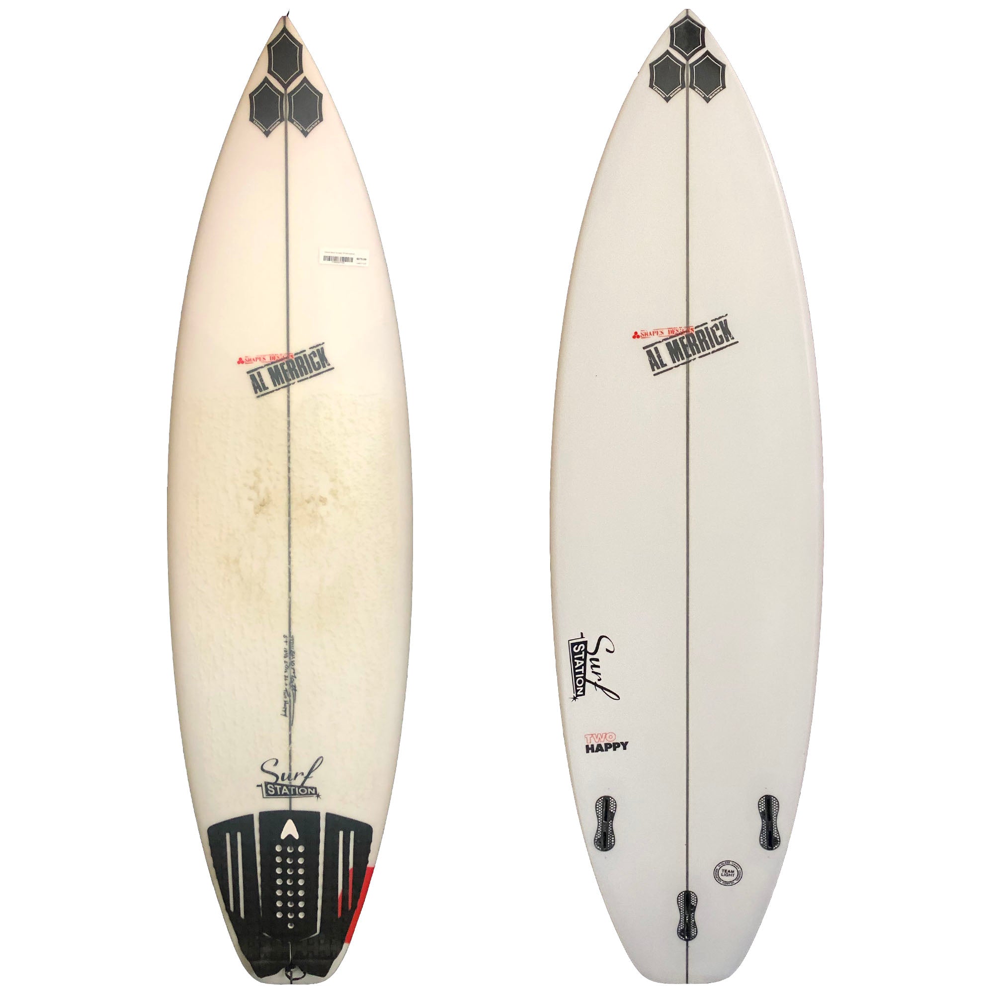 シルバー/レッド CHANNEL ISLANDS TWO HAPPYサーフボード5'9新品未使用