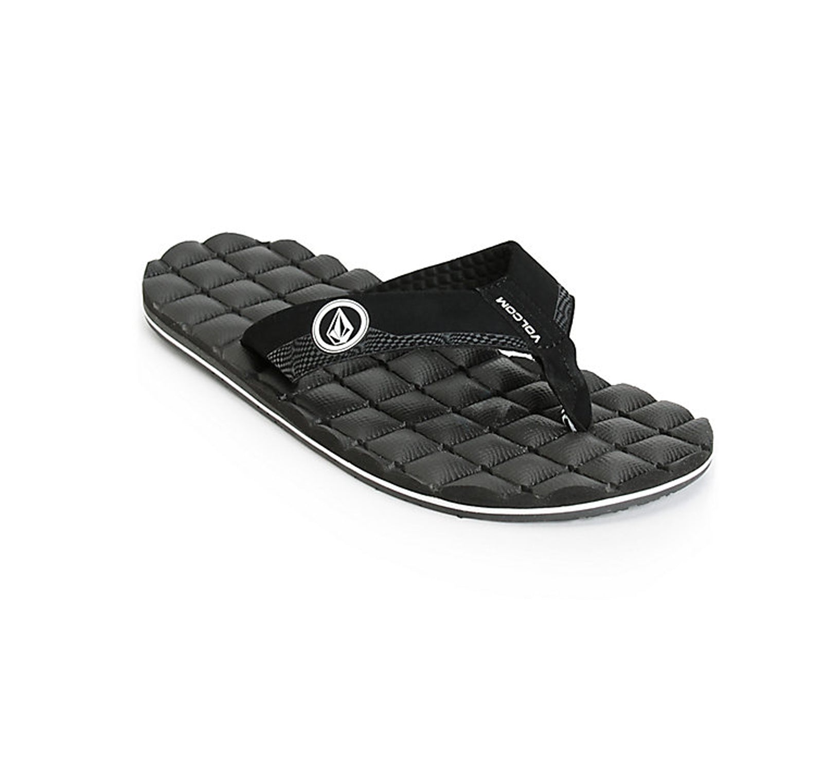 volcom men's recliner flip flop