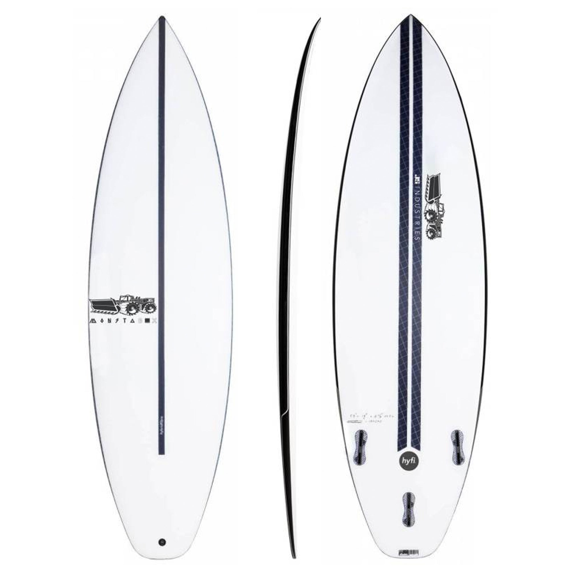 JS Monsta Box 2020 Squash Tail Easy Rider HYFI Surfboard - FCS