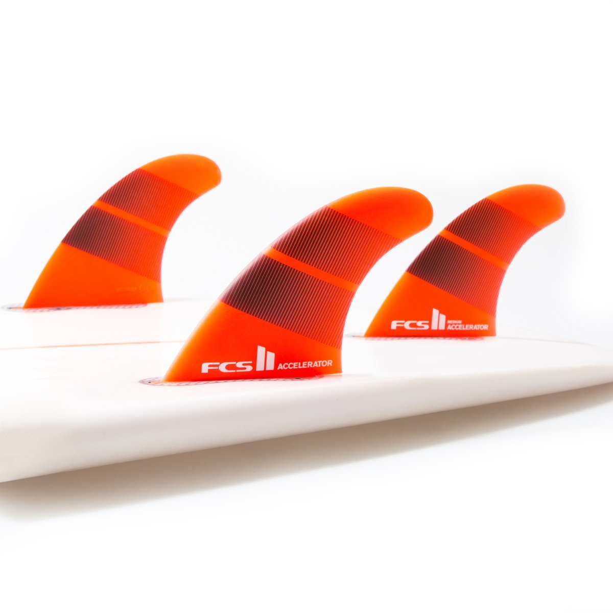 FCS II Accelerator Neo Glass Tri Surfboard Fins - Surf Station Store