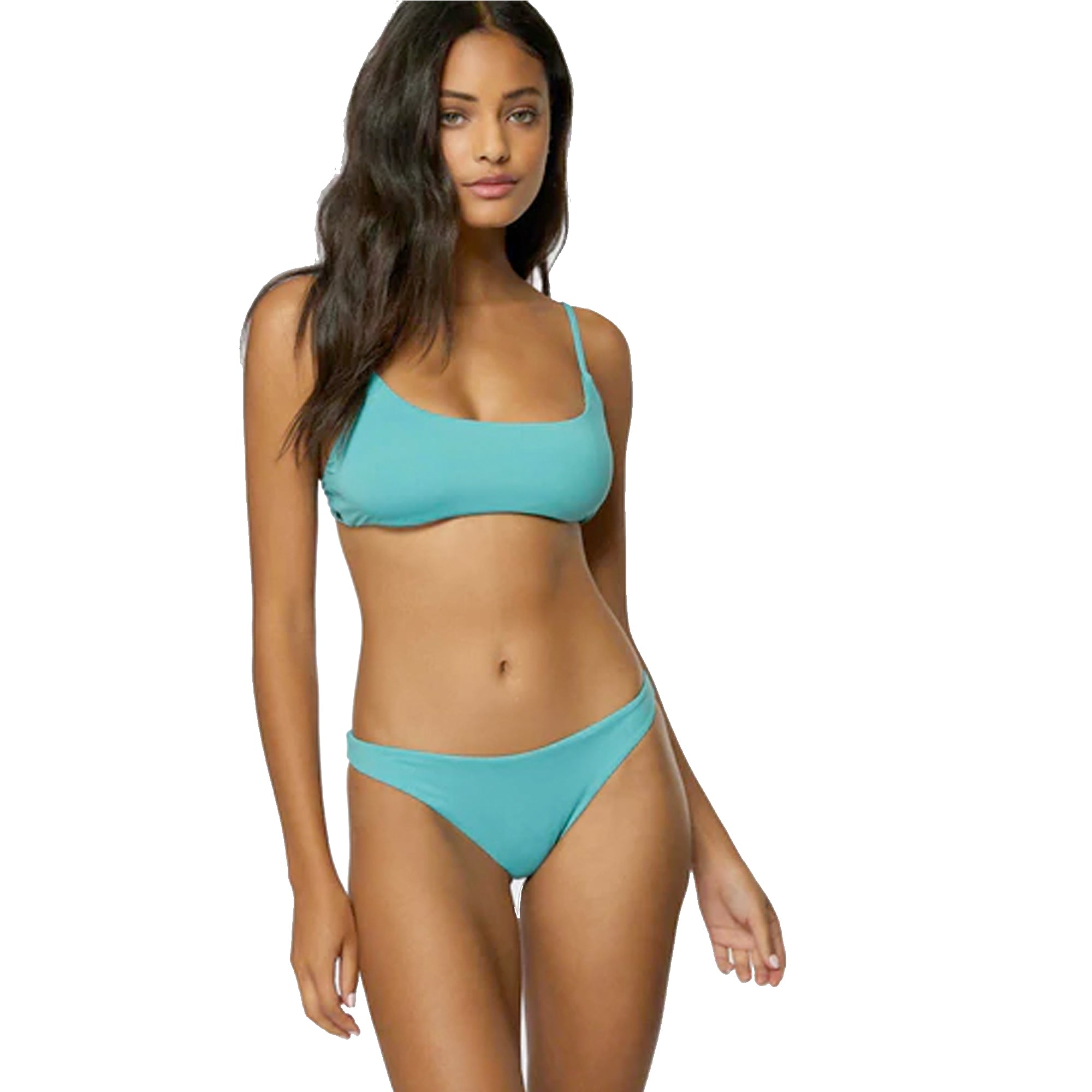 O'Neill Saltwater Solids Texture Venic Women's Bikini Top - Surf