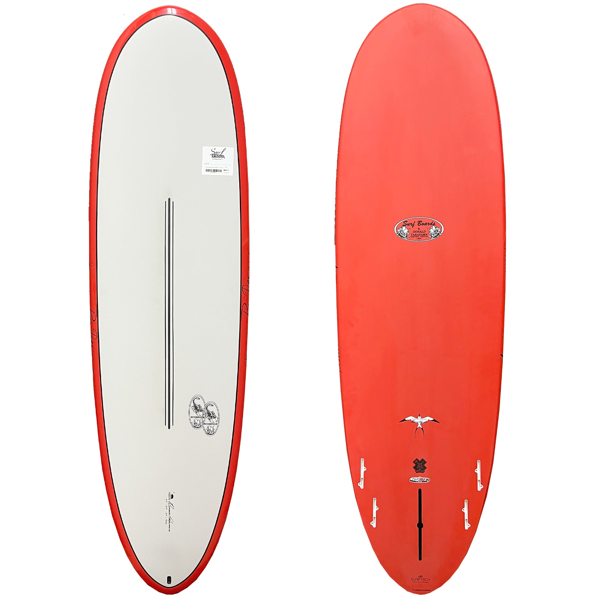 Donald Takayama Scorpion II Surfboard - TufLite V-Tech - Surf