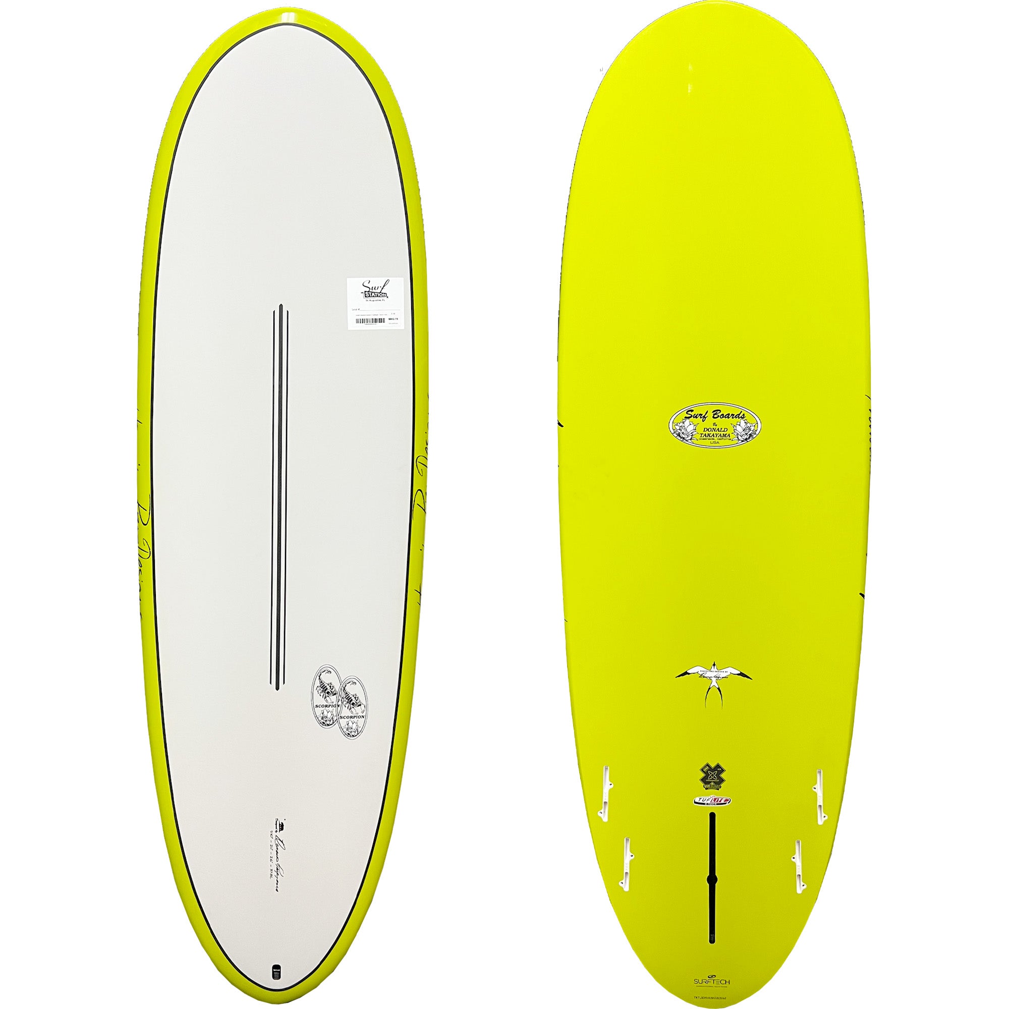 Donald Takayama Scorpion II Surfboard - TufLite V-Tech - Surf