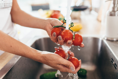 Lavado de frutas y verduras 