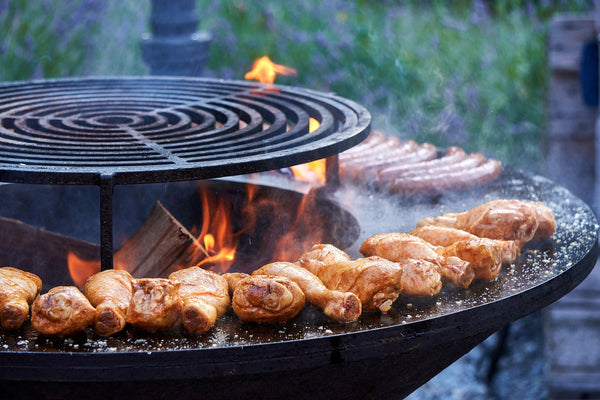 pollo marinado en asador