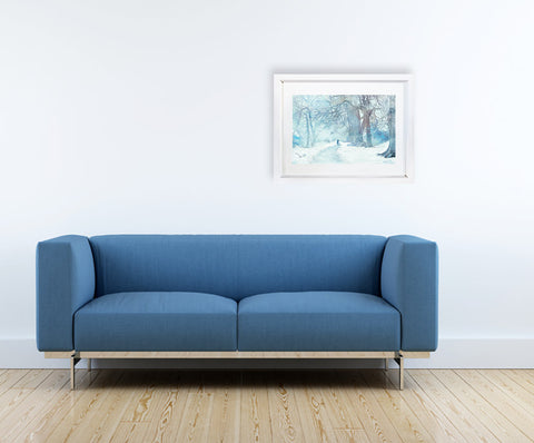 Winter Sojourn framed print by Abigail Bryan
