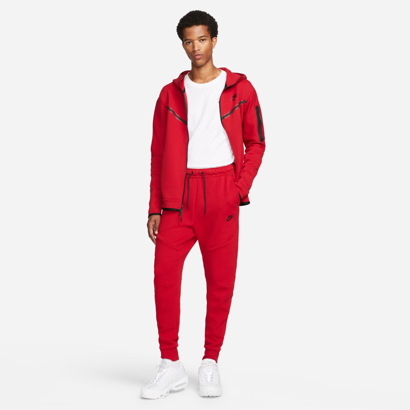 Sportswear Tech Fleece Hoodie & Jogger Red XL –