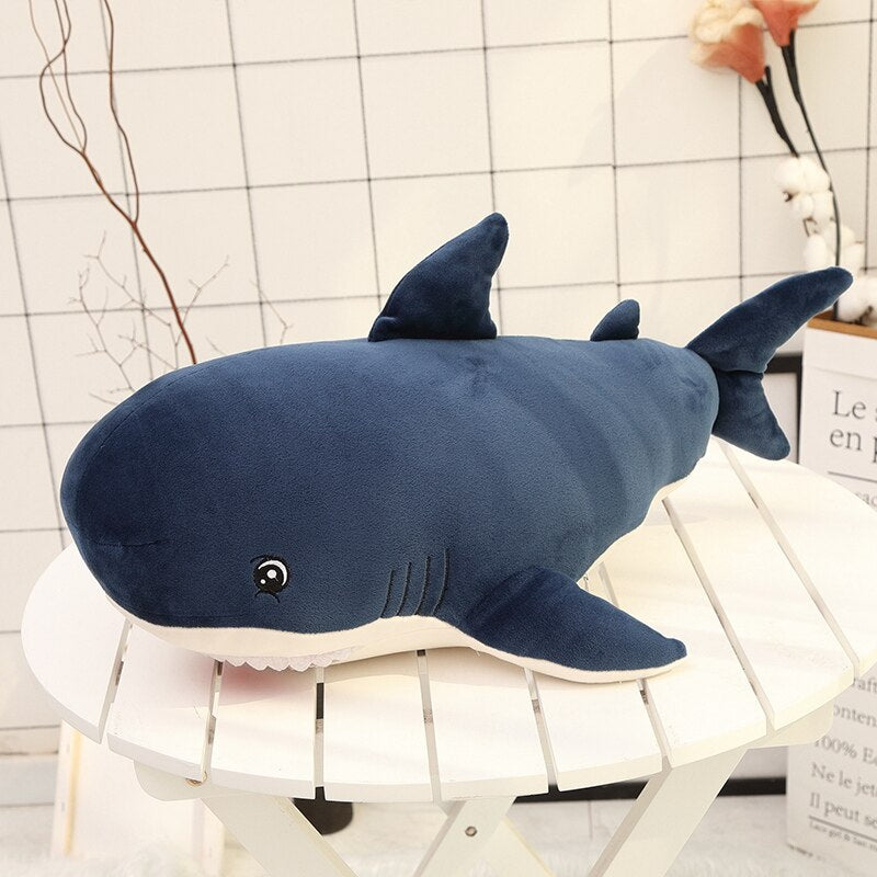 large shark stuffed animal