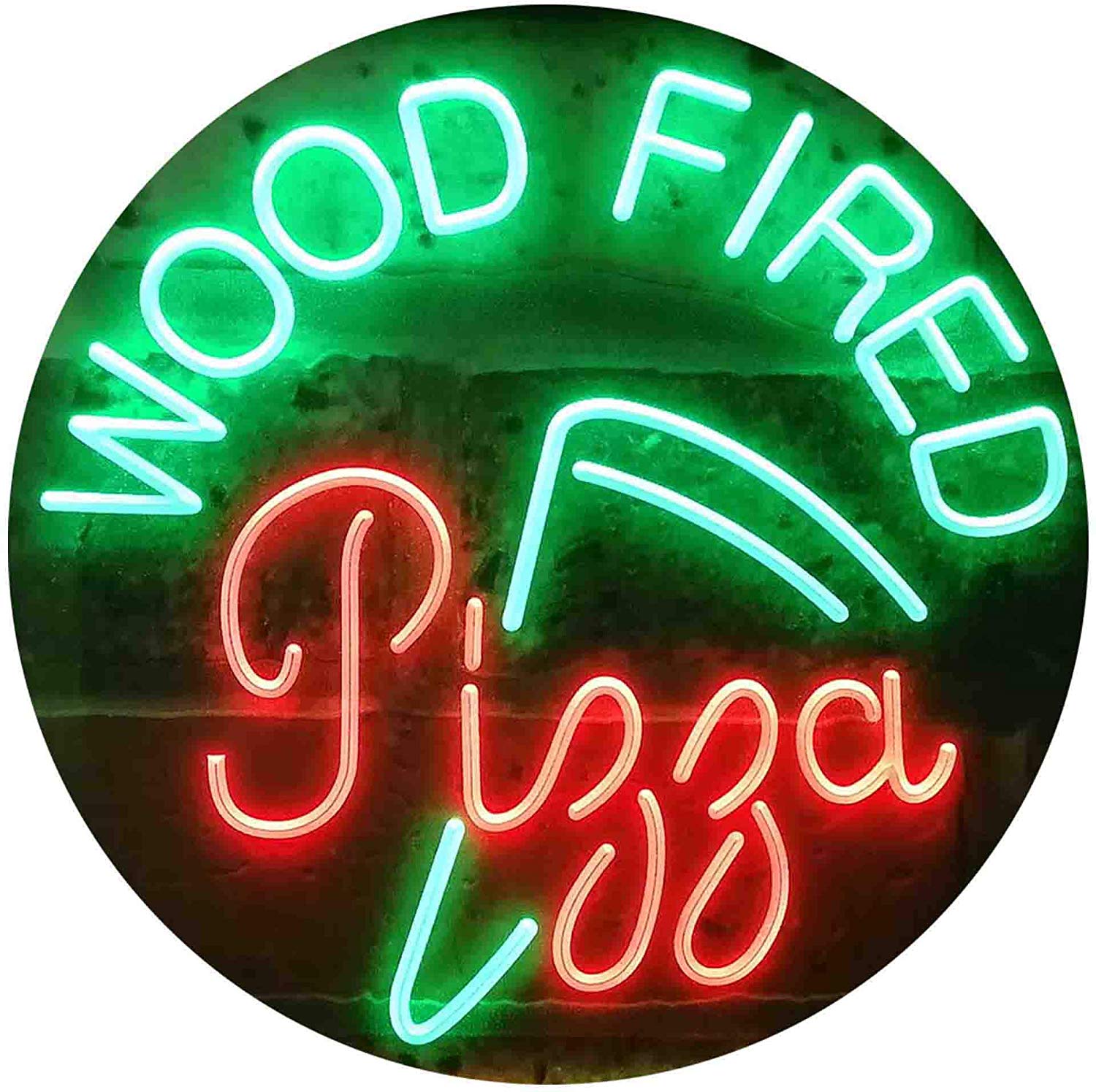 Wood Fired Pizza LED Neon Light Sign | Way Up Gifts