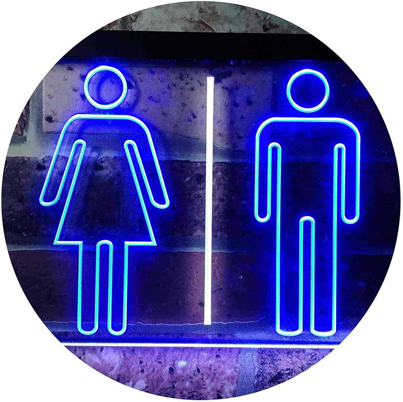 Men Women Bathroom Restroom LED Neon Light Sign