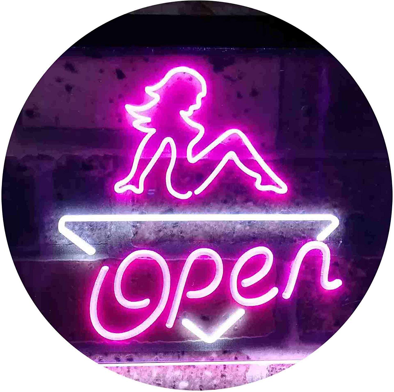 Sexy Girl Open Led Neon Light Sign 