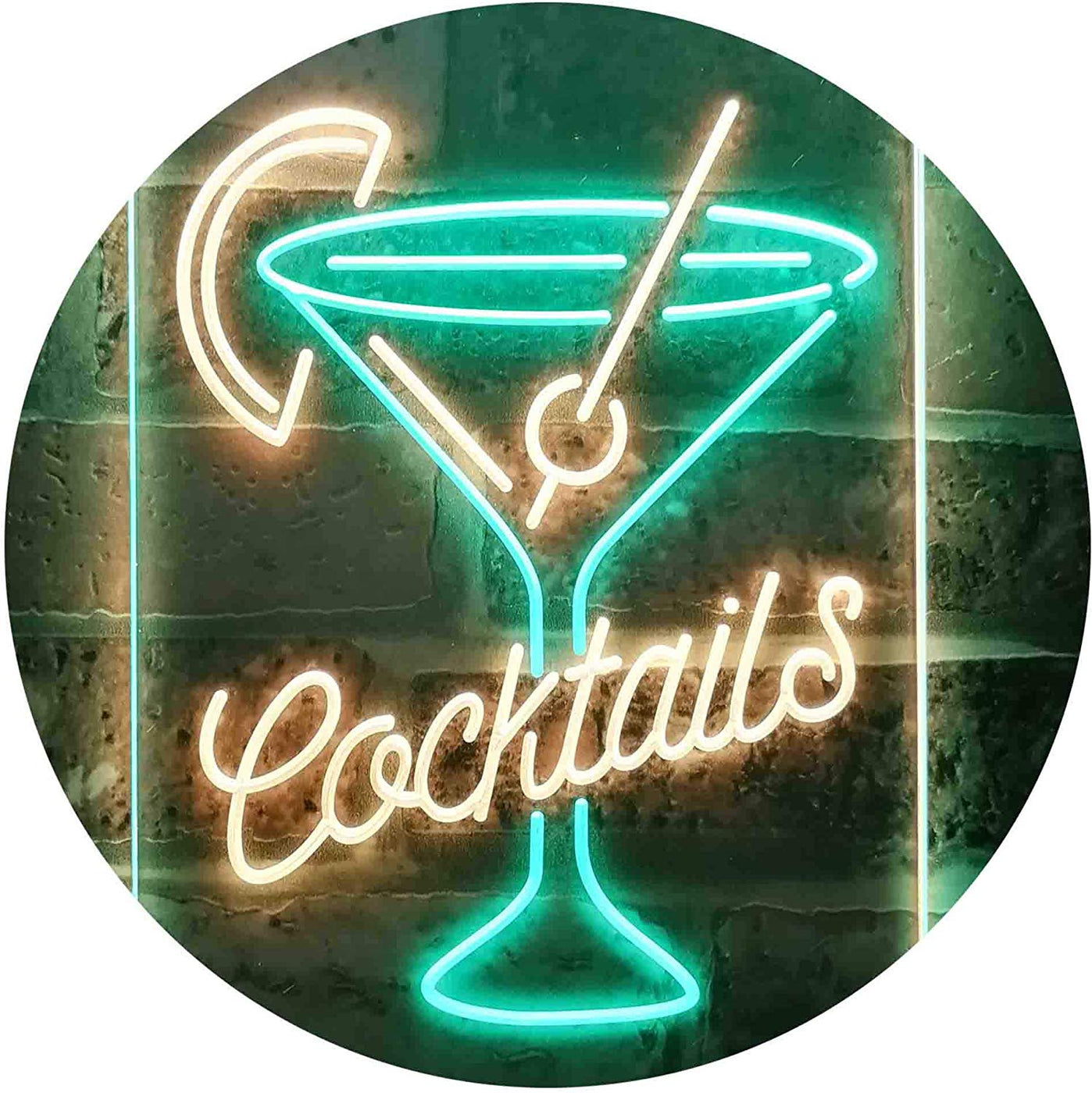 Buy Cocktails Glass Bar Display LED Neon Light Sign — Way Up Gifts