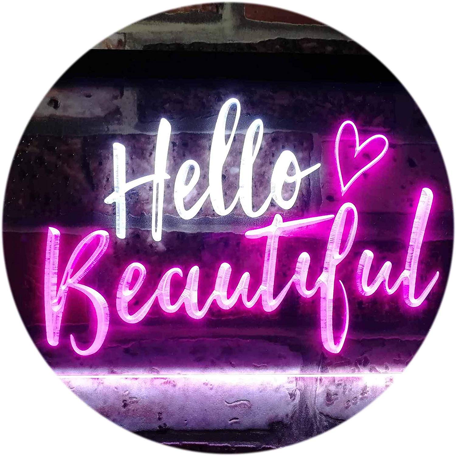Hello Beautiful Led Neon Light Sign Way Up Ts 