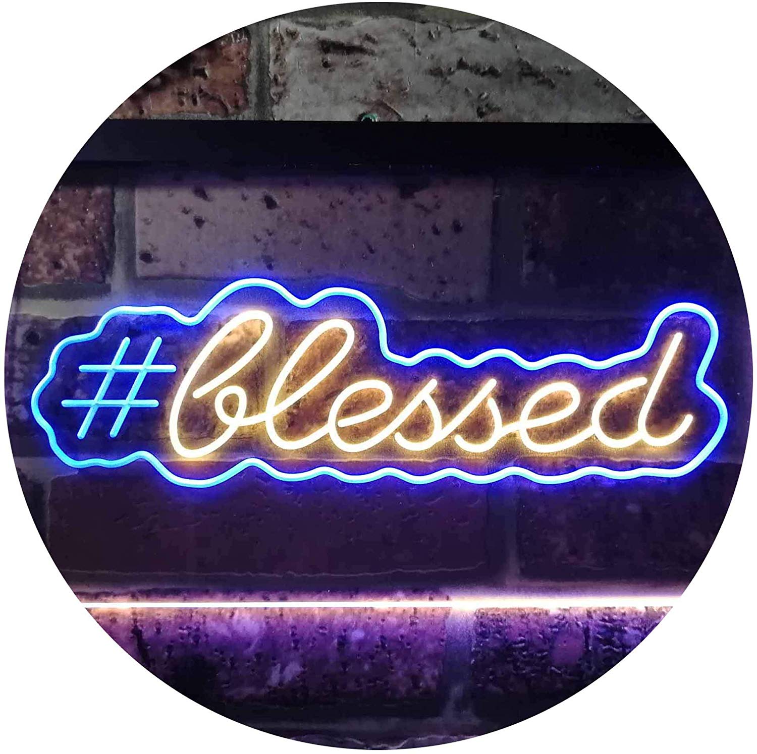 Hashtag Blessed LED Neon Light Sign Way Up Gifts