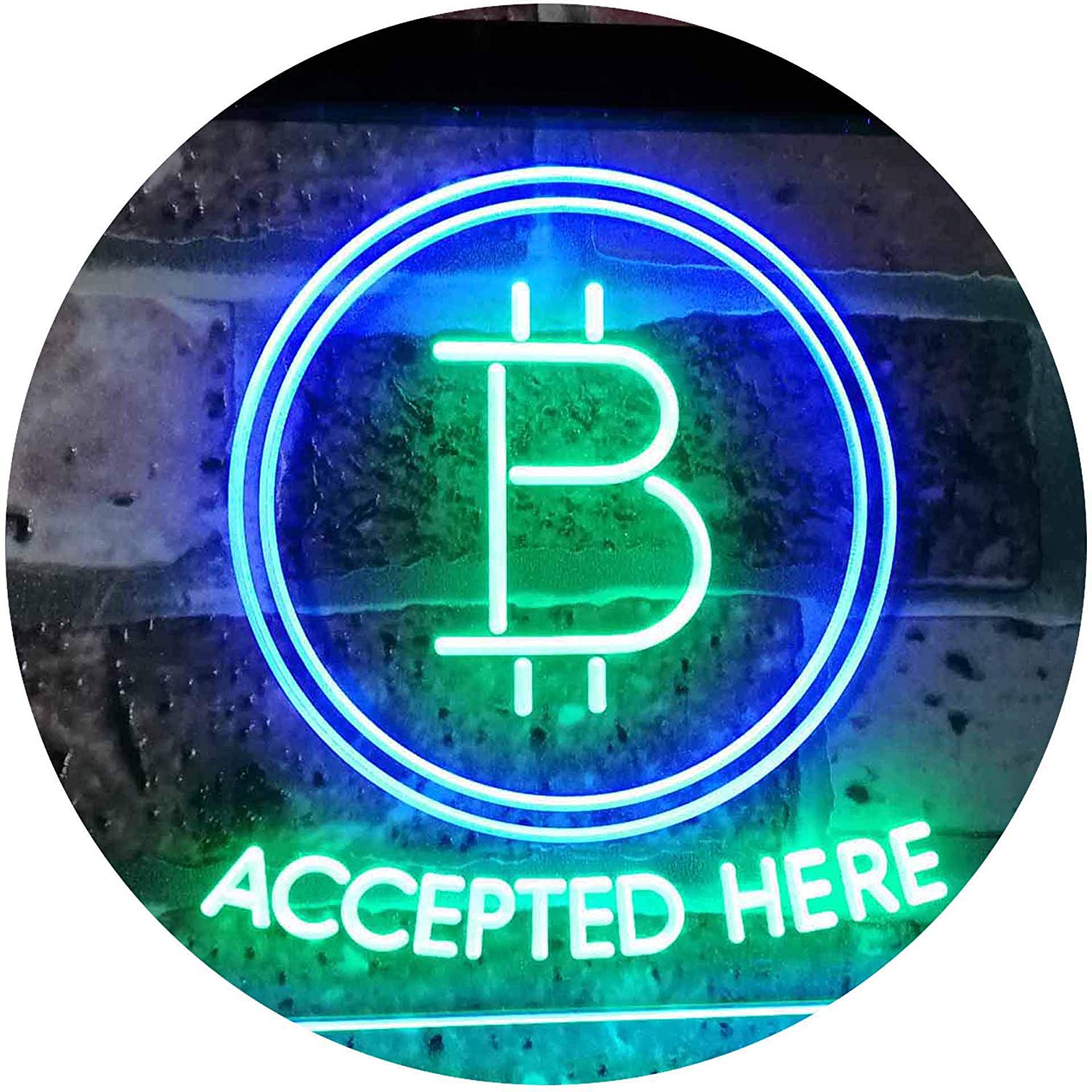 buy bitcoin neon sign