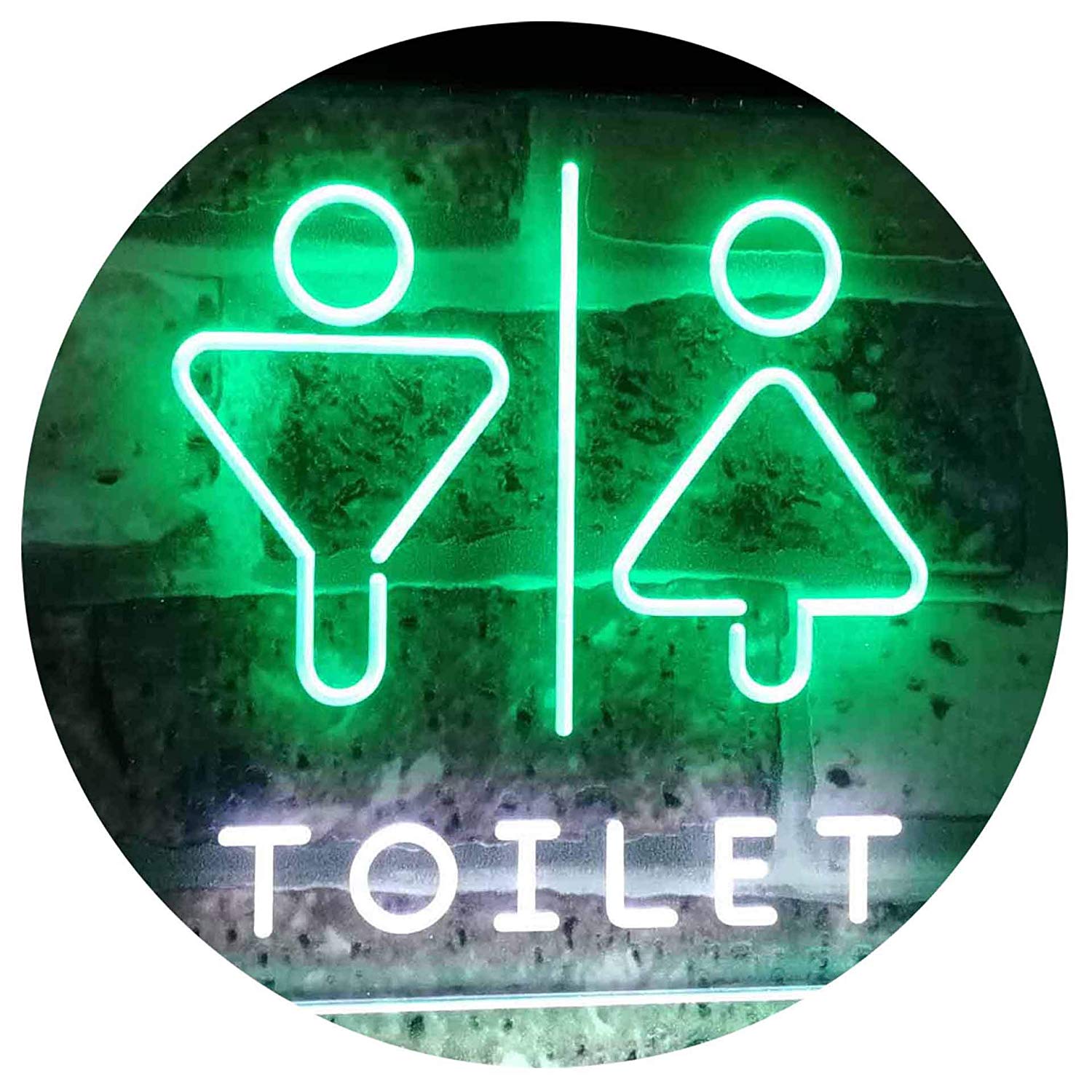 Buy Male Female Restrooms Toilet Led Neon Light Sign Way Up Ts