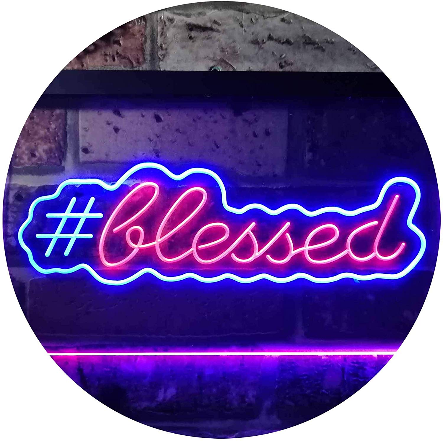 Hashtag Blessed LED Neon Light Sign Way Up Gifts