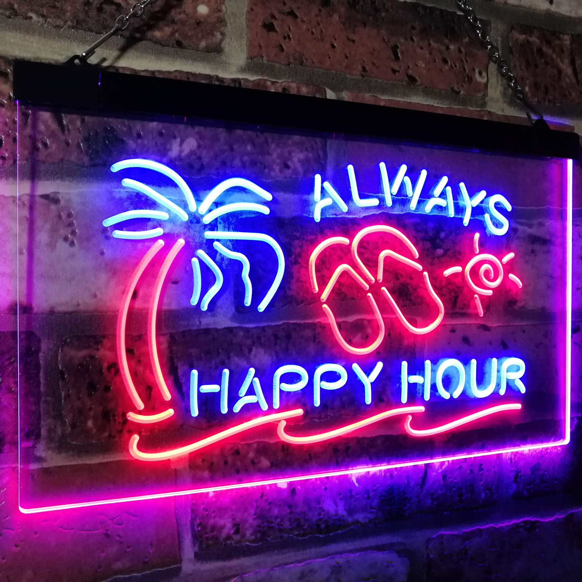 Buy Always Happy Hour Led Neon Light Sign Way Up Ts 2045