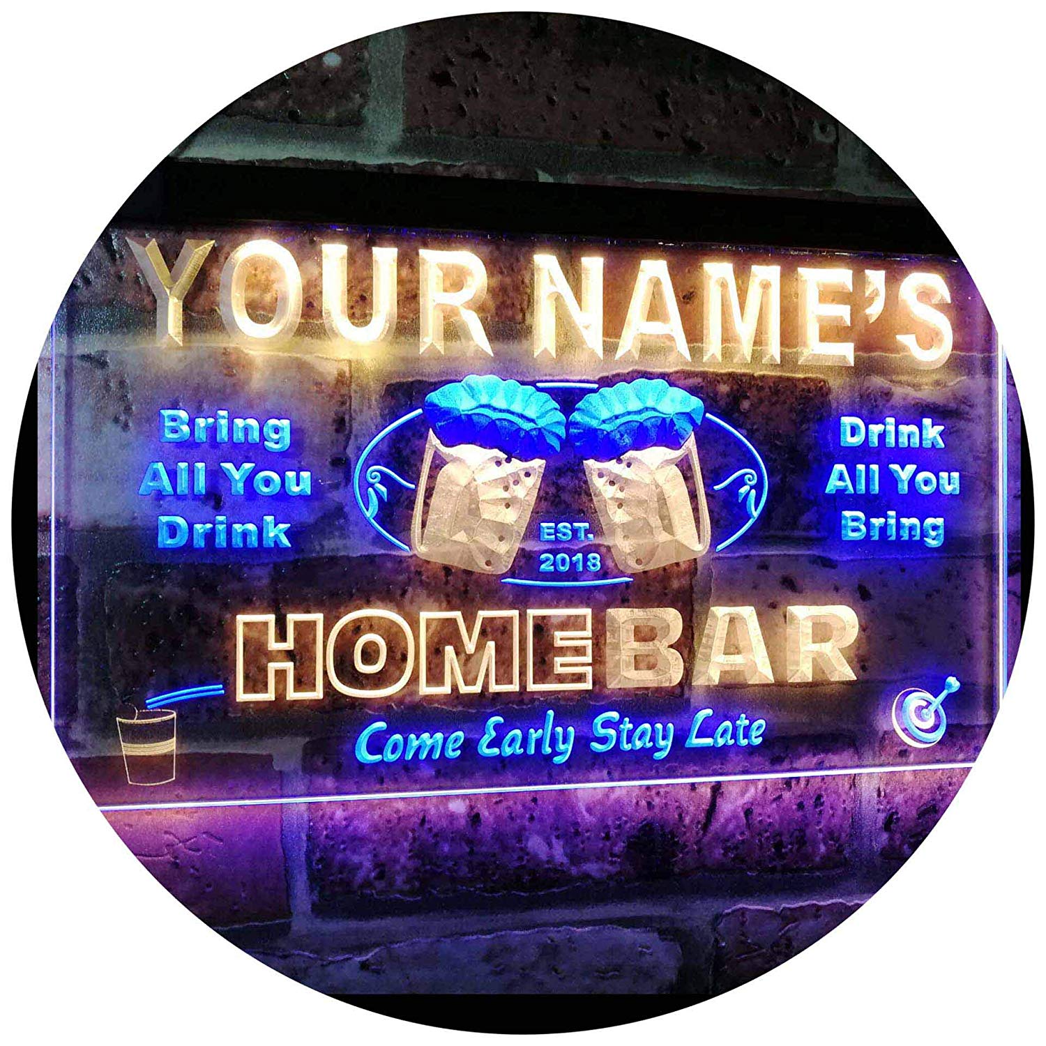 Buy Personalized Home Bar Led Neon Light Sign Way Up Ts 5419