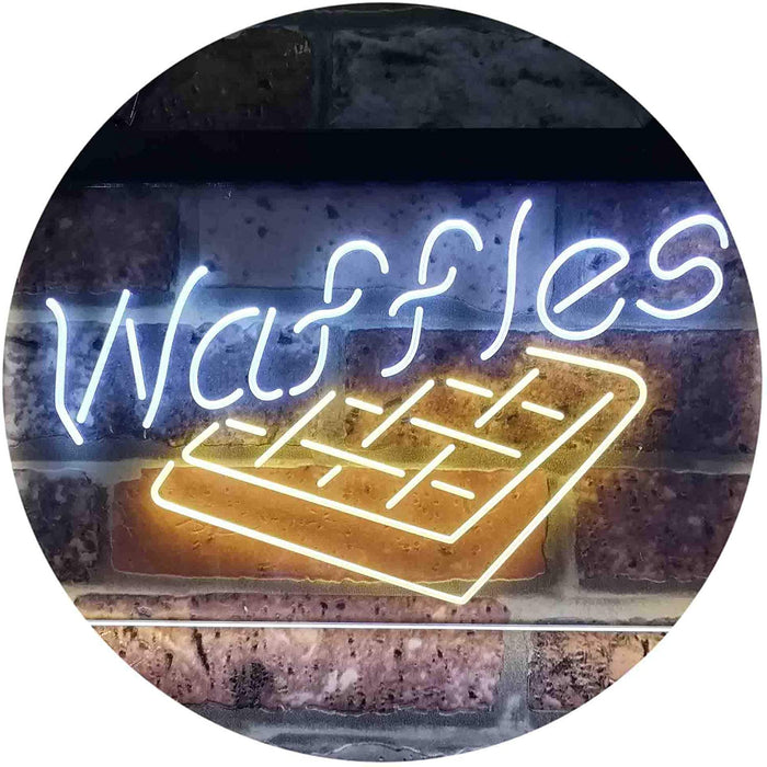 Breakfast Diner Waffles LED Neon Light Sign - Way Up Gifts