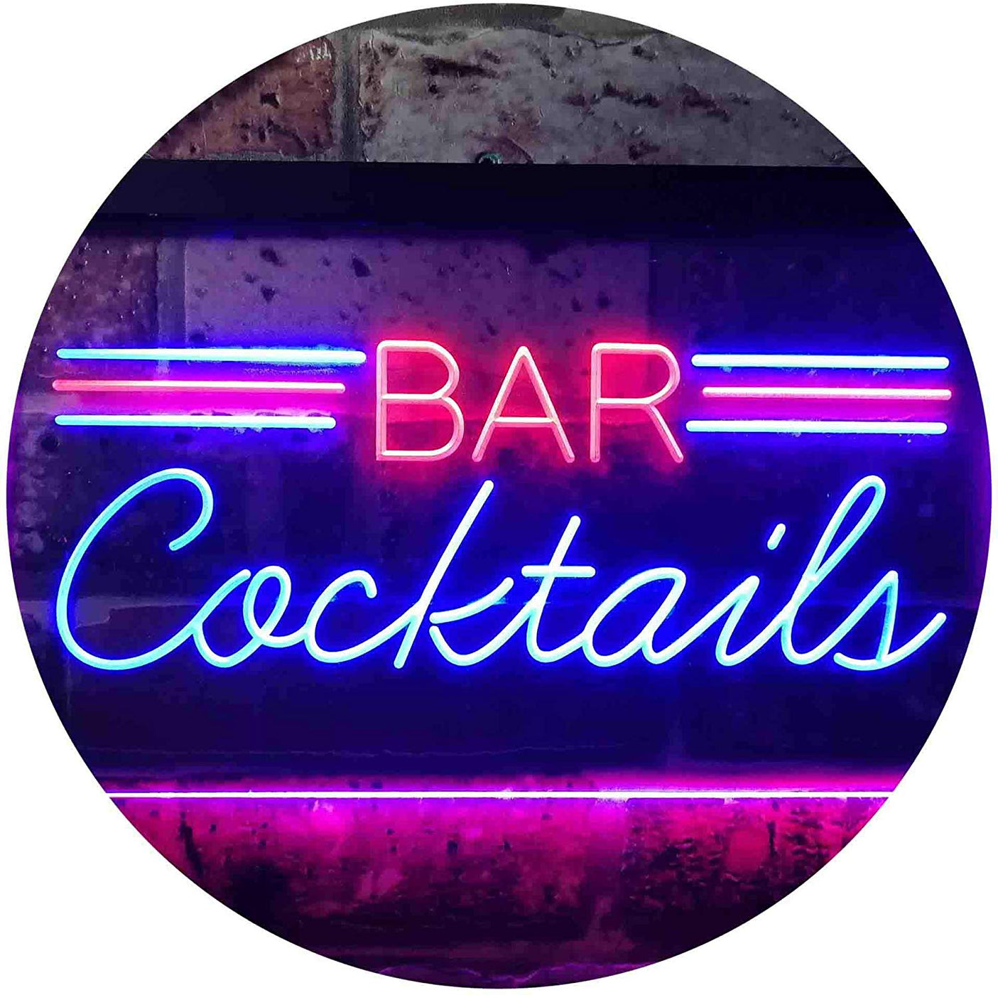 Buy Bar Cocktails LED Neon Light Sign — Way Up Gifts