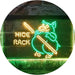 Nice Rack BBQ Pig Pool Billiards LED Neon Light Sign - Way Up Gifts