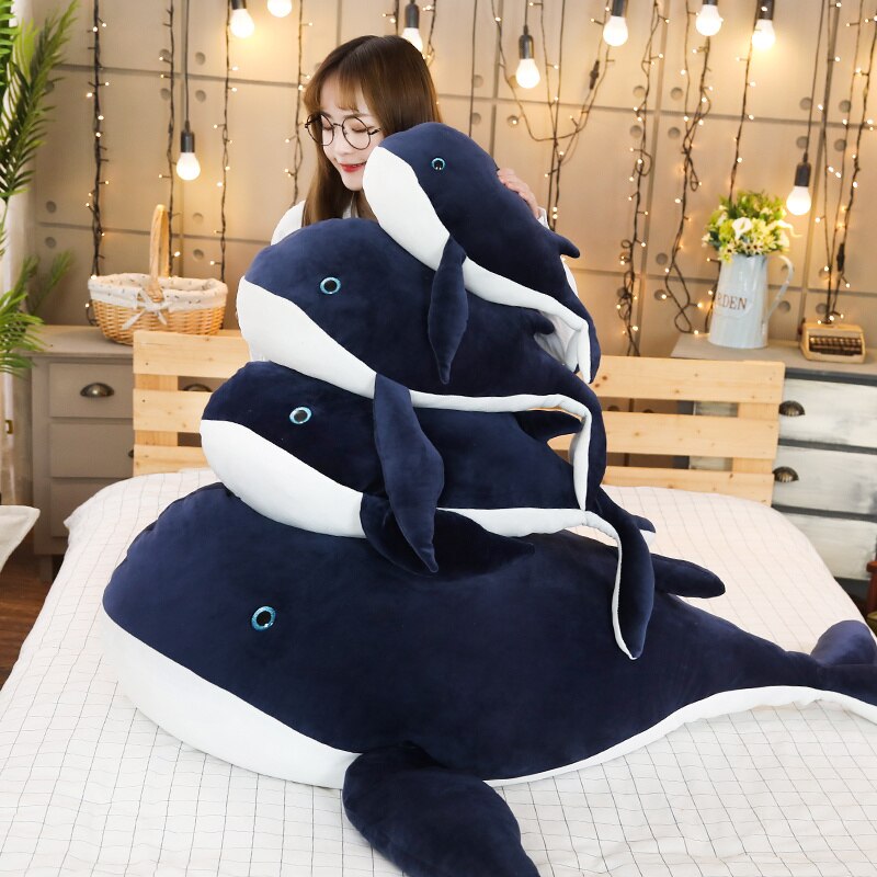 giant blue whale stuffed animal