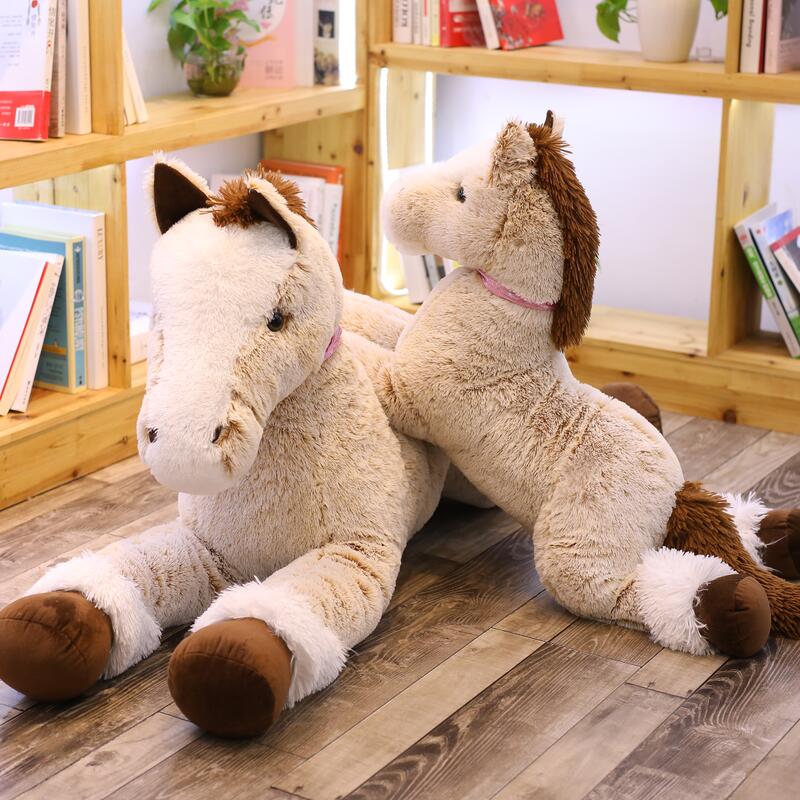 large stuffed pony