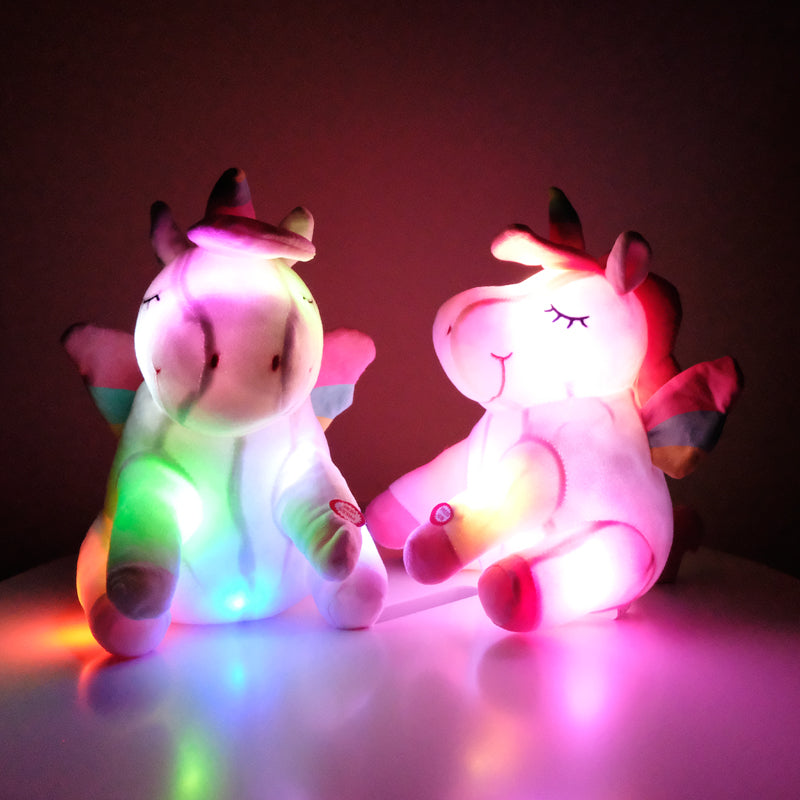 light up stuffed unicorn