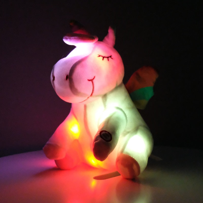 light up stuffed unicorn