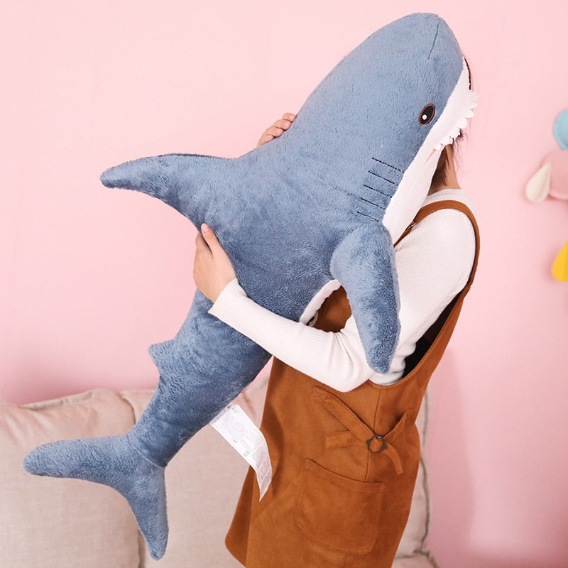 large plush shark