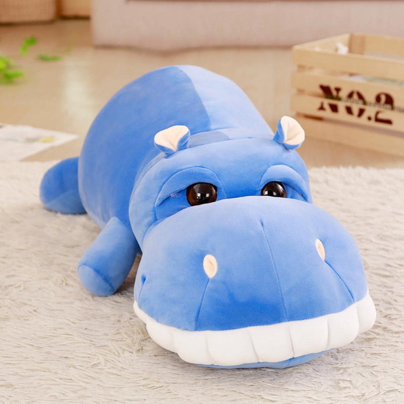 blue hippo stuffed animal