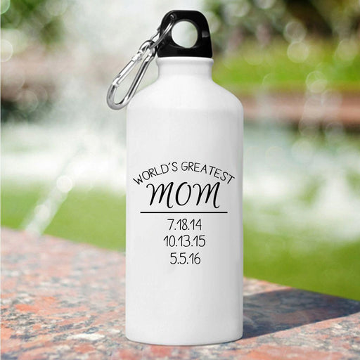 Buy Personalized World's Greatest Dad Aluminum Water Bottle — Way Up Gifts