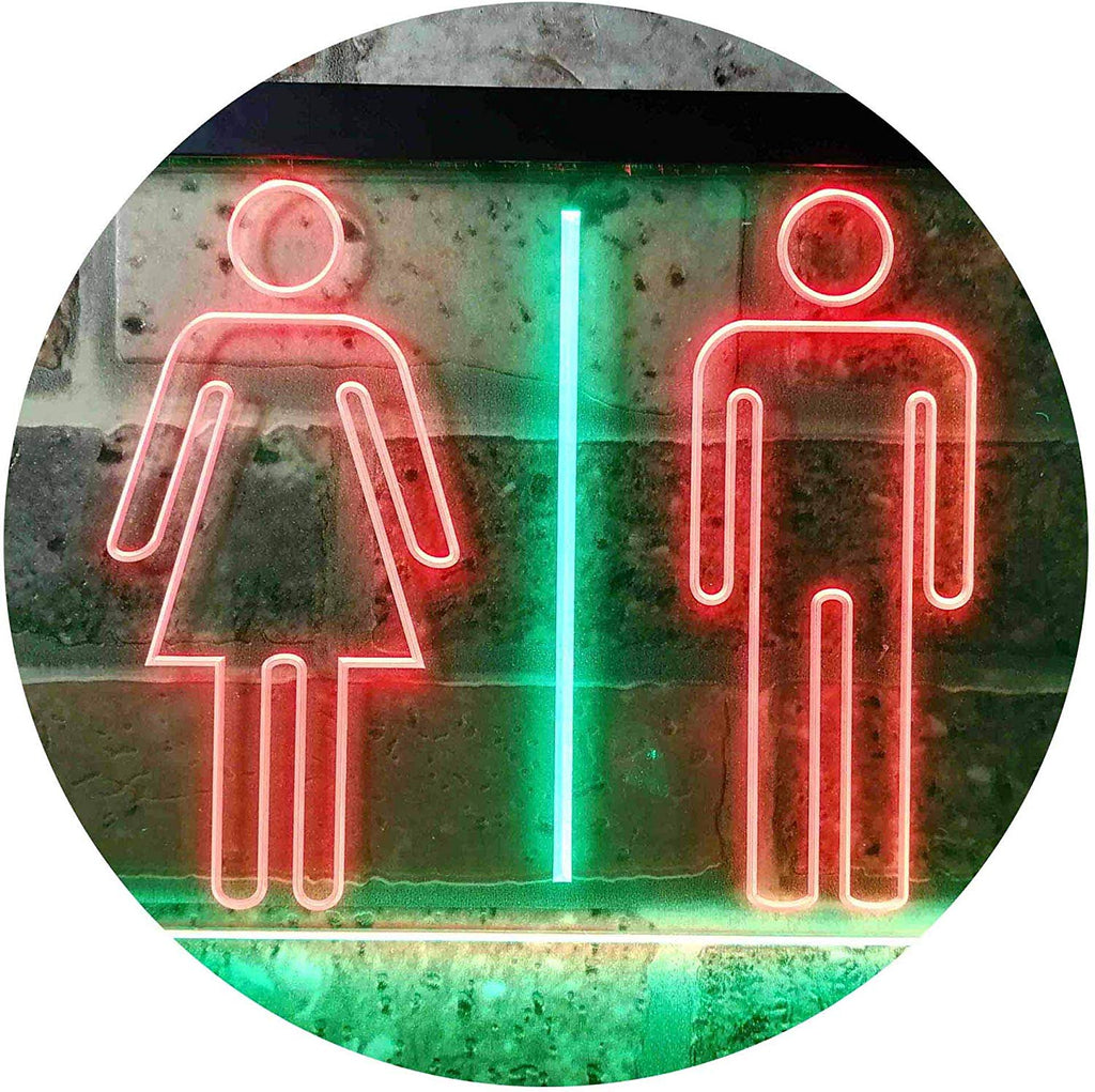 Men Women Bathroom Restroom LED Neon Light Sign