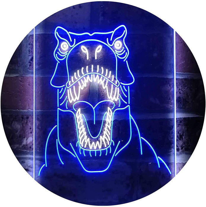 t rex neon sign