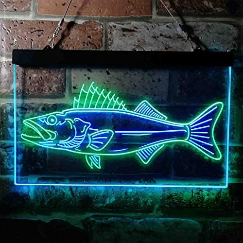 Buy Fish on Hook Fishing Bait Store Cabin Decor LED Neon Light Sign – Way  Up Gifts