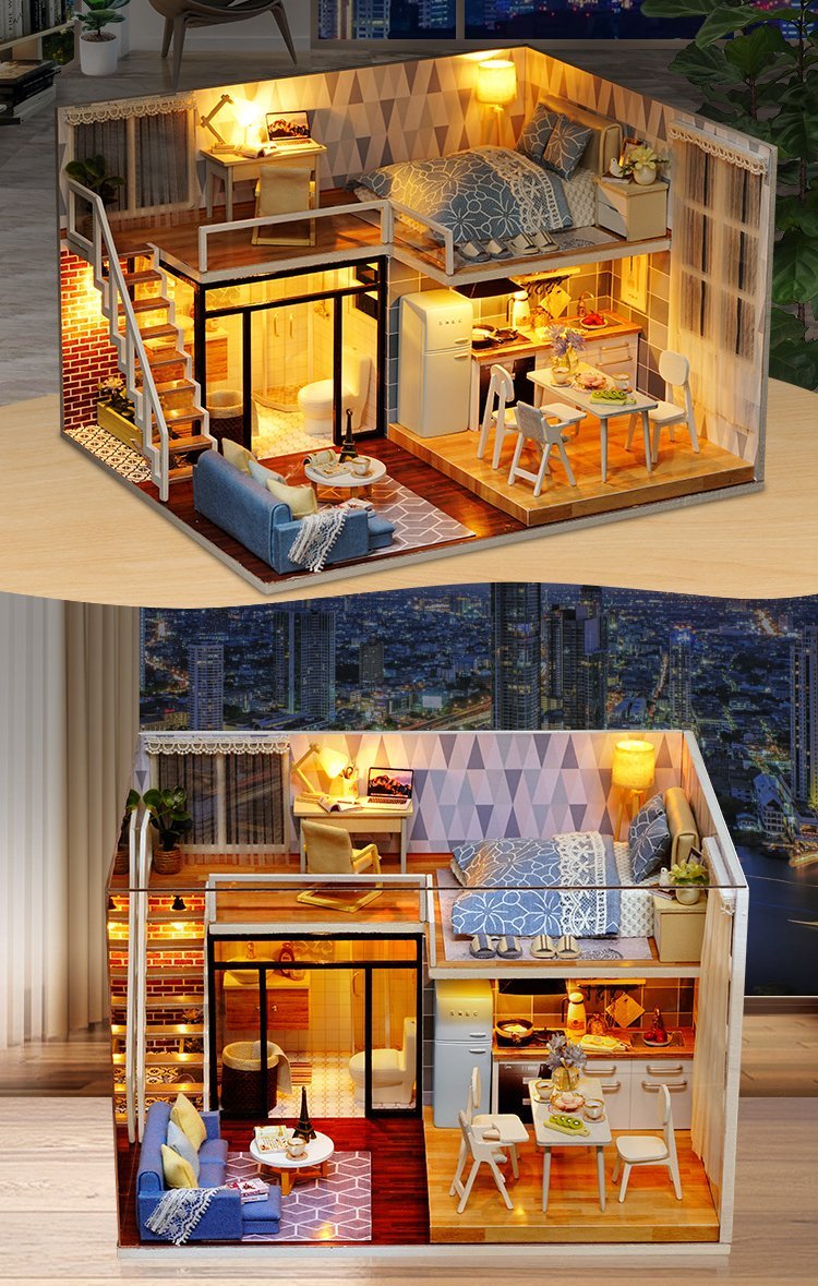 homemade dollhouse