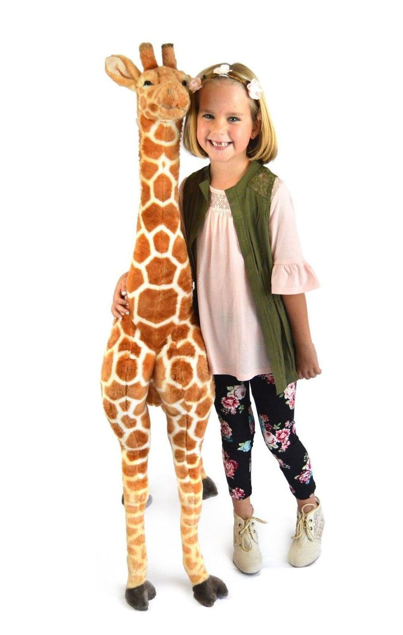large giraffe stuffed animal
