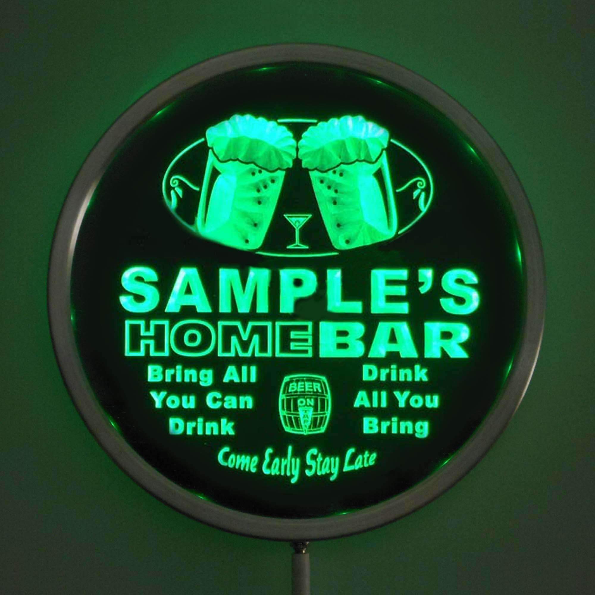 Buy Personalized Home Bar LED Neon Light Sign | Way Up Gifts