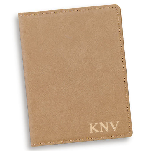 Personalized Rawhide Passport Cover