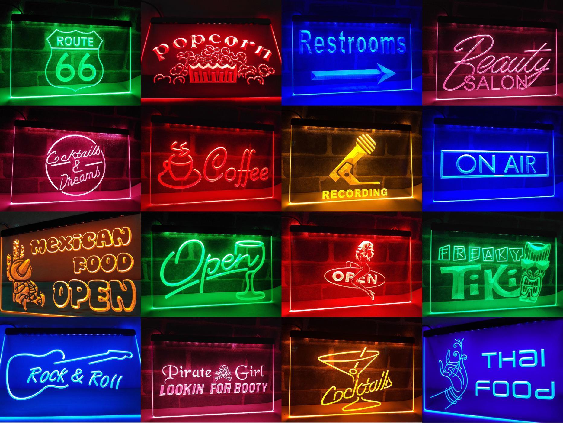 Personalized Western Man Cave LED Neon Light Sign | Way Up