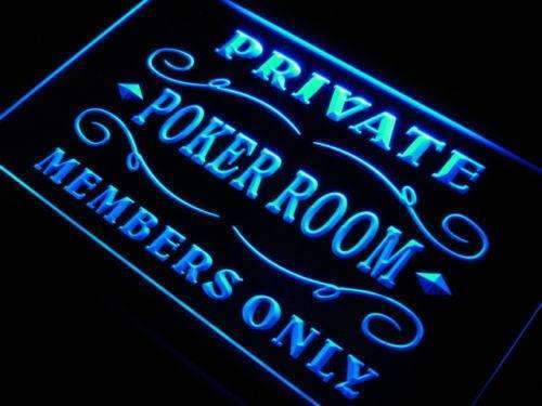 Private Poker Room Members Only Led Neon Light Sign